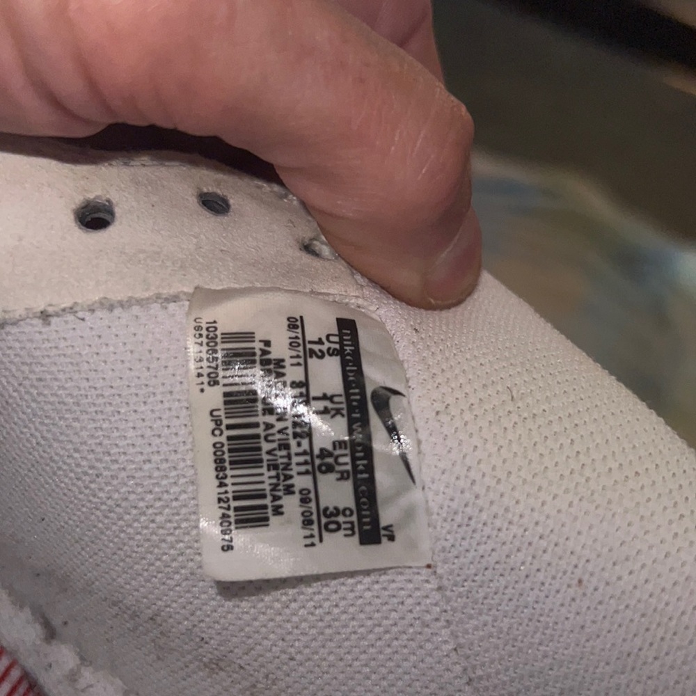 Nike Air Force ones 07 size 12 white